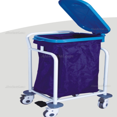 ZL® ZL-J-W85  Dental Waster Collecting Cart (Stainless Steel Trolley)